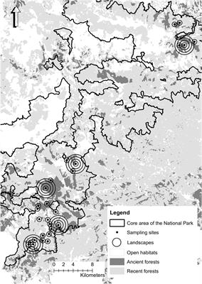 Effects of Past and Present-Day Landscape Structure on Forest Soil Microorganisms